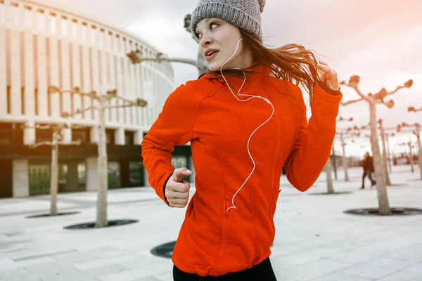 Genç kadın atlet portresi