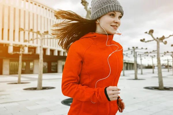 Genç kadın atlet portresi