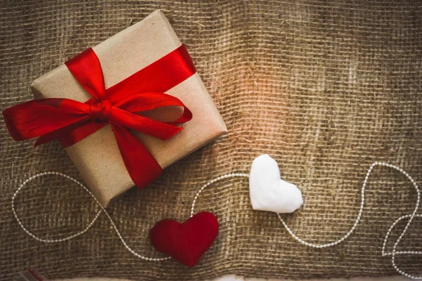 Regalo per San Valentino fatto — Foto Stock