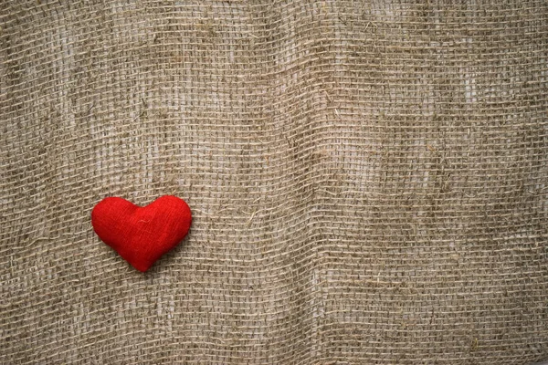 One handmade heart shape — Stock Photo, Image