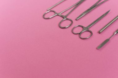 bir pembe steril bir diş aracıdır