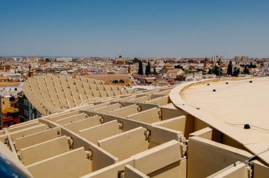 Metropol şemsiye, Sevilla, Spain.Summer İspanya'da seyahat