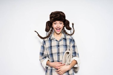 Pigtails, kışlık, Rus kızla çizmeler hissettim