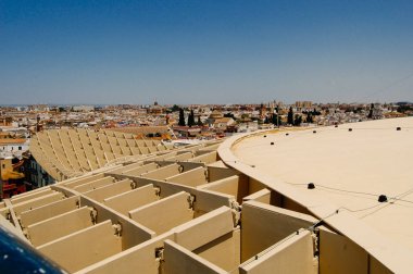 Metropol şemsiye, Sevilla, Spain.Summer İspanya'da seyahat