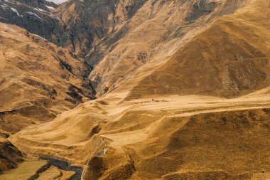 sihirli büyüleyici doğa ve manzara, dağ yamaçları ve tepeler