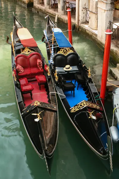 Italy Venice Gondolas Canal — Stock Photo, Image