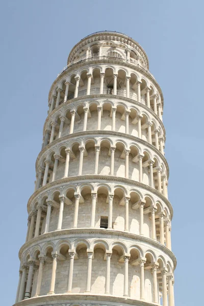 Létě Itálie Pisa Katedrála Pise Šikmá Věž Pise Zobrazení Dne — Stock fotografie