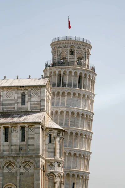 Yaz Talya Pisa Pisa Cathedral Pisa Kulesi Gün Görünümü — Stok fotoğraf