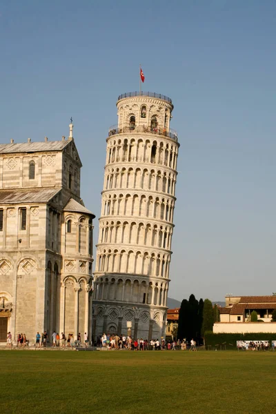 Yaz Talya Pisa Pisa Cathedral Pisa Kulesi Gün Görünümü — Stok fotoğraf