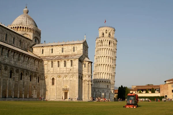 Yaz Talya Pisa Pisa Cathedral Pisa Kulesi Gün Görünümü — Stok fotoğraf