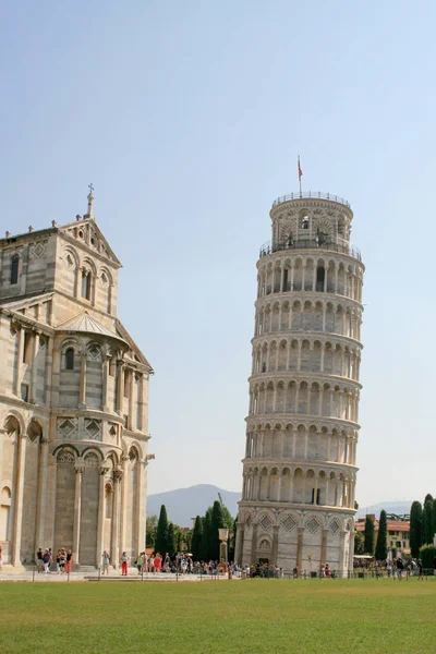 Yaz Talya Pisa Pisa Cathedral Pisa Kulesi Gün Görünümü — Stok fotoğraf