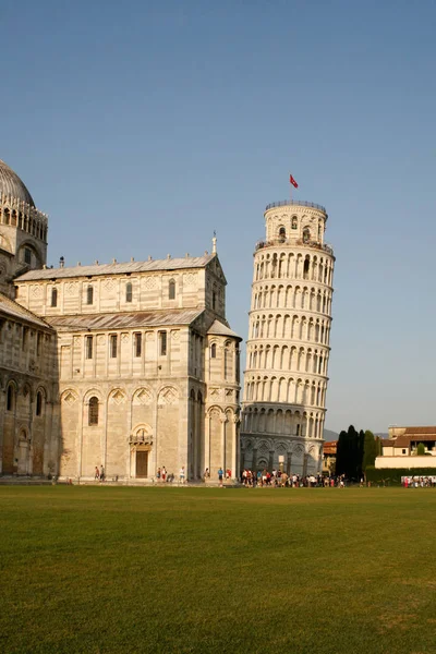 Yaz Talya Pisa Pisa Cathedral Pisa Kulesi Gün Görünümü — Stok fotoğraf