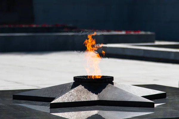 Eternal flame.  symbol of victory and a tribute to memory