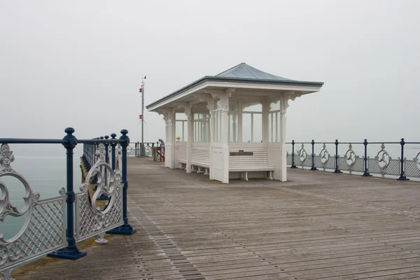 A victorian seaside pier at Swanage in Dorset — Stock Photo, Image
