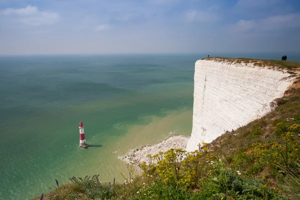 Beachy Head Lighthouse, Eastbourne, East Sussex, England — Stock Photo, Image