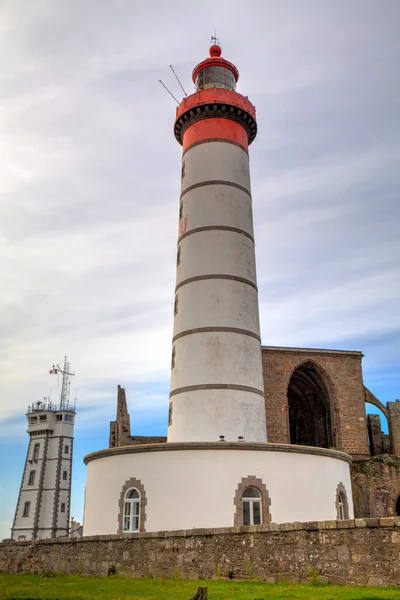 Der Leuchtturm von Saint Mathieu, finistere, Bretagne, Frankreich — Stockfoto