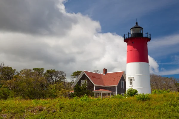 Nauset ljus fyr i Eastham, Usa — Stockfoto