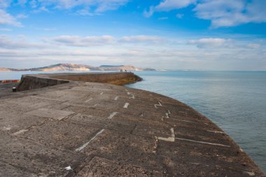 Lyme Regis, Dorset Cobb liman duvara