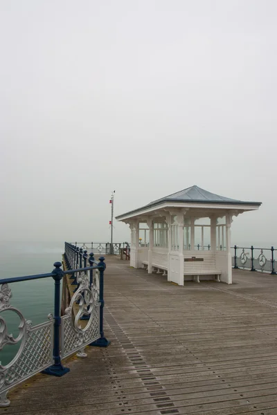 Un molo balneare vittoriano a Swanage nel Dorset — Foto Stock