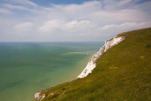 Beachy Head Lighthouse, Eastbourne, East Sussex, England — Stock Photo, Image