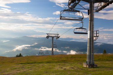 Yaz peyzaj Gerlitzen Apls, Avusturya.