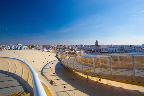 Знаменитий Metropol парасольку на Encarnacion.Seville,Spain Plaza de la — стокове фото