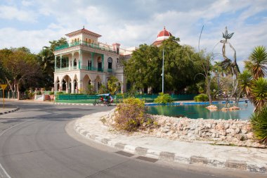 Küba 'daki Cienfuegos' taki güzel Palacio de Valle Oteli
