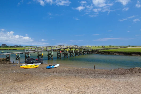 Beroemde stad nek Beach Boardwalk in Sandwich, Massachusetts, Verenigde Staten — Stockfoto