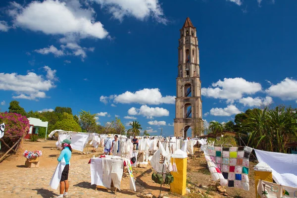 Old slavery tower in Manaca Iznaga near Trinidad, Cuba — Stock Photo, Image