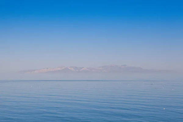 Antelope Adası'nda büyük Tuz Gölü, ABD. — Stok fotoğraf