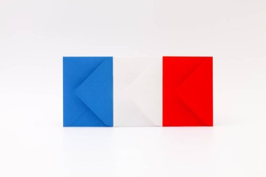 Fransız bayrağının zarfların oluşur 