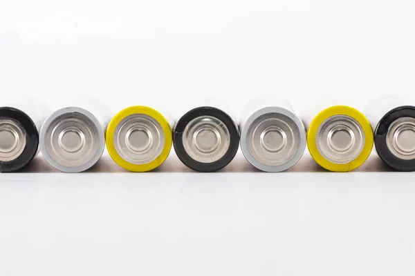Energia sfondo astratto di batterie diverse . — Foto Stock