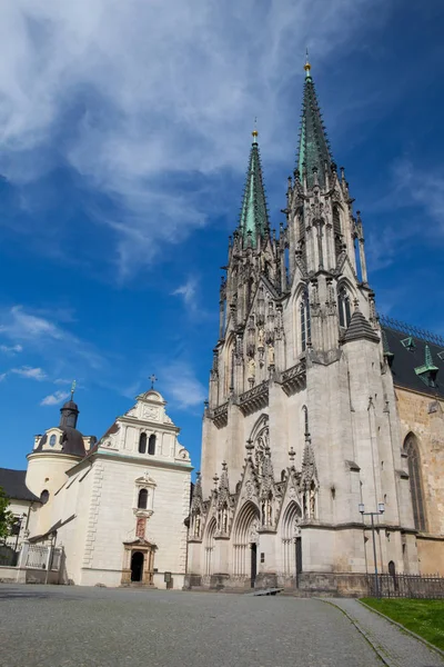 Székesegyház, a Szent Vencel, Olomouc, Cseh Köztársaság — Stock Fotó