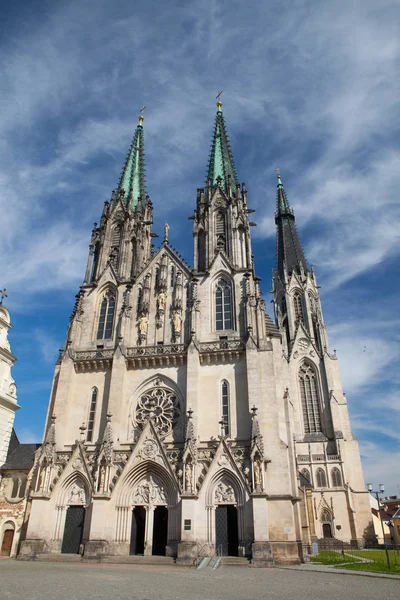 Székesegyház, a Szent Vencel, Olomouc, Cseh Köztársaság — Stock Fotó