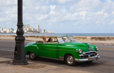 Havana'da Sahili boyunca geniş bir esplanade Havana Malecón olduğunu