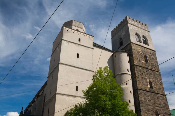 Saint Maurice kyrkan i Olomouc, Tjeckien. — Stockfoto