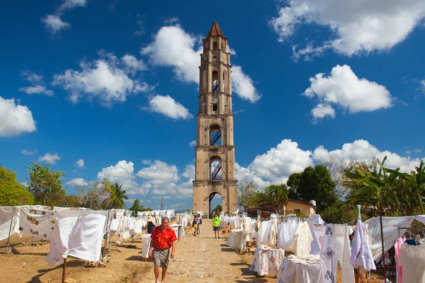 Old slavery tower in Manaca Iznaga near Trinidad, Cuba — Stock Photo, Image