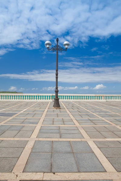 El Sardinero beach promenade, Santander, Španělsko — Stock fotografie