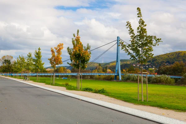 Höstlandskap i Dobrichovice, Tjeckien — Stockfoto