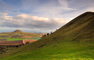 Rana hill tepesinden görüntüleyin. Çek Cumhuriyeti