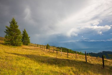 Avusturya Carnic Apls sonbahar sahne.