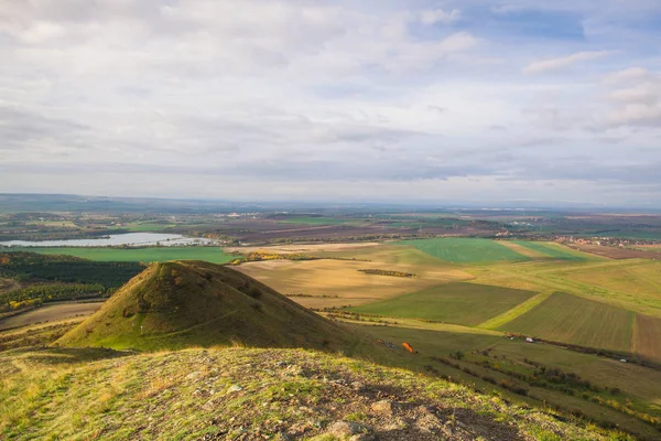 Vue du sommet de la colline de Rana. République tchèque — Photo