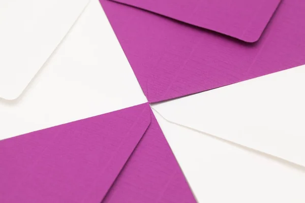 Different colored envelopes — Stock Photo, Image