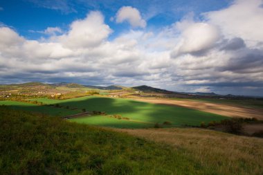 Central Bohemian Highlands sonbahar sahne