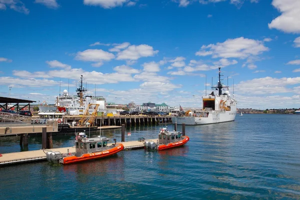 Boston Massachusetts Eua Julho 2016 Navios Guarda Costeira Dos Estados — Fotografia de Stock