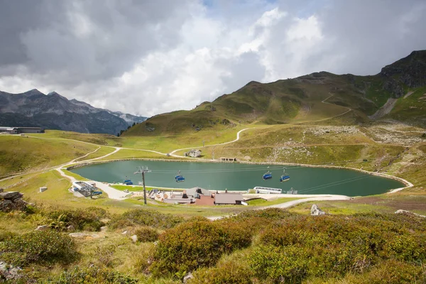 Summer landscape in Obertauern ski resort — Stock Photo, Image