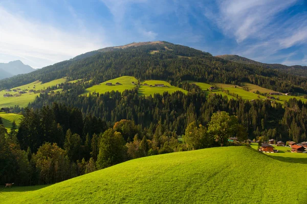 Den alpina byn Alpbach och Alpbachtal, Österrike. — Stockfoto