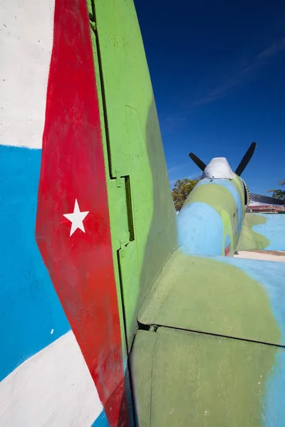 Playa Giron Cuba January 2017 Bay Pigs Museum Tank Aircraft — Stock Photo, Image