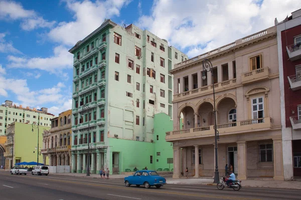 Havana Kuba Leden 2017 Havana Malecon Malecon Oficiálně Avenida Maceo — Stock fotografie