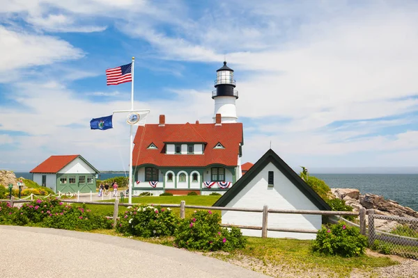 Cape Elizabeth Maine Usa Juillet 2016 Phare Portland Head Phare — Photo